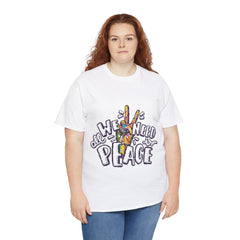 All We Need is Peace Unisex Cotton Tee - Extreme Dirt Bike Champion Shirt