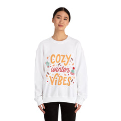 Cozy Winter Vibes Unisex Sweatshirt Design