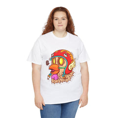 Racer Chicken Race With Me Unisex Cotton Tee - Extreme Dirt Bike Champion Shirt