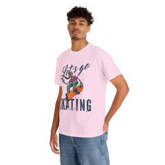Lets Go Skating Unisex Cotton Tee - Extreme Dirt Bike Champion Shirt