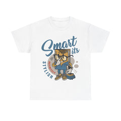 Smart Its Stylish Heavy Unisex Cotton Tee - Extreme Dirt Bike Champion Shirt