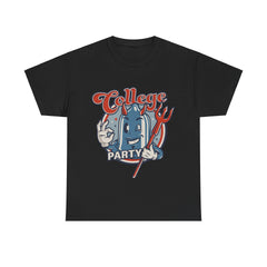 College Party Heavy Unisex Cotton Tee - Extreme Dirt Bike Champion Shirt