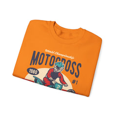 Motocross Extreme Unisex Crewneck Sweatshirt - Vintage 1980 Design