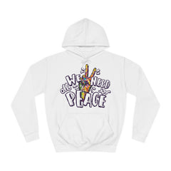 All We Need is Peace Unisex College Hoodie - Stylish & Cosy for Campus Life