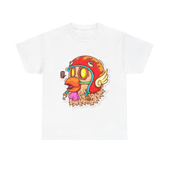 Racer Chicken Race With Me Unisex Cotton Tee - Extreme Dirt Bike Champion Shirt