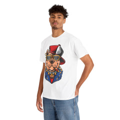 Gangster Bull Dog Unisex Cotton Tee - Extreme Dirt Bike Champion Shirt
