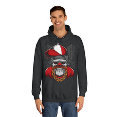 Skeleton Thief Royalty Unisex College Hoodie - Stylish & Cosy for Campus Life