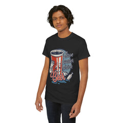 Save Water Drink Beer Unisex Heavy Cotton Tee - Extreme Dirt Bike Champion Shirt