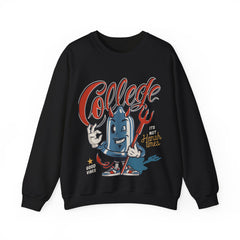 Good Vibes College Its Not Harsh Time Unisex Sweatshirt Design