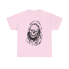 Grim Reaper Tattoo Unisex Cotton Tee - Extreme Dirt Bike Champion Shirt