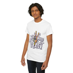 All We Need is Peace Unisex Cotton Tee - Extreme Dirt Bike Champion Shirt