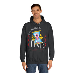 Running Out Of Time Unisex College Hoodie - Stylish & Cosy for Campus Life