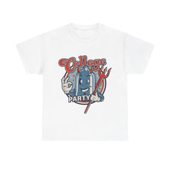 College Party Heavy Unisex Cotton Tee - Extreme Dirt Bike Champion Shirt