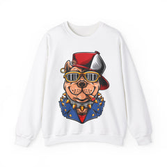 Gangster Bull Dog Unisex Sweatshirt Design