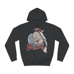 Bored History Unisex College Hoodie - Stylish & Cosy for Campus Life