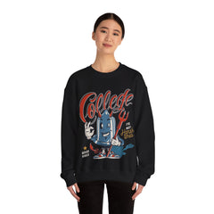 Good Vibes College Its Not Harsh Time Unisex Sweatshirt Design