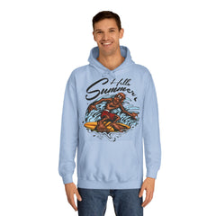 Hello Summer Unisex College Hoodie - Stylish & Cosy for Campus Life