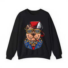 Gangster Bull Dog Unisex Sweatshirt Design