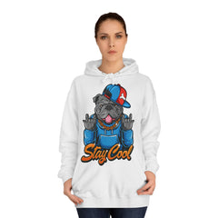 Stay Cool Unisex College Hoodie - Stylish & Cosy for Campus Life