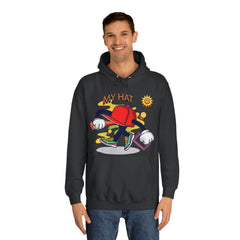 My Hat Unisex College Hoodie - Stylish & Cosy for Campus Life