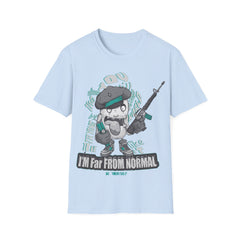 Far From Normal Unisex Softstyle T-Shirt - Fun Graphic Tee for Unique Personalities