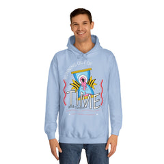 Running Out Of Time Unisex College Hoodie - Stylish & Cosy for Campus Life