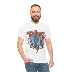College Party Heavy Unisex Cotton Tee - Extreme Dirt Bike Champion Shirt