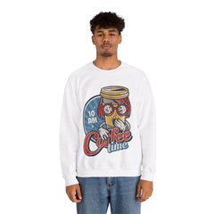 Its Coffee Time Unisex Sweatshirt Design
