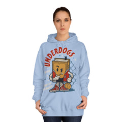 Under Dogs Who End Up Winning Unisex College Hoodie - Stylish & Cosy for Campus Life