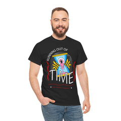 Running Out Of Time Heavy Unisex Cotton Tee - Extreme Dirt Bike Champion Shirt