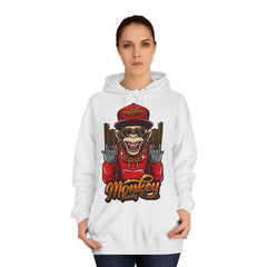 Monkey Funkey Unisex College Hoodie - Stylish & Cosy for Campus Life