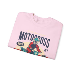 Motocross Extreme Unisex Crewneck Sweatshirt - Vintage 1980 Design