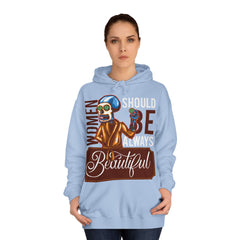 Should Be Always Beautiful Unisex College Hoodie - Stylish & Cosy for Campus Life