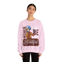Women Should Be Always Beautiful Girls Sweatshirt Design