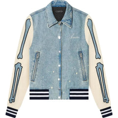 Unisex's Amiri Bones Denim Jacket