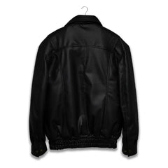 Women's 90's Vintage Black Leather Jacket