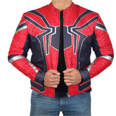 Avengers Infinity War Spiderman Costume Leather Jacket