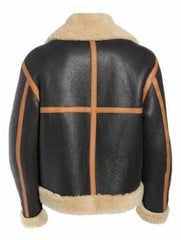 B-3 Bomber Reversible Genuine Shearling Leather Jacket
