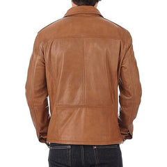 Men's Real Lambskin Classic Genuine Leather Jacket