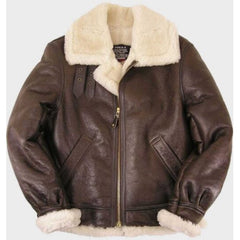 Men's Thomas Brown Shearling Leather Jacket
