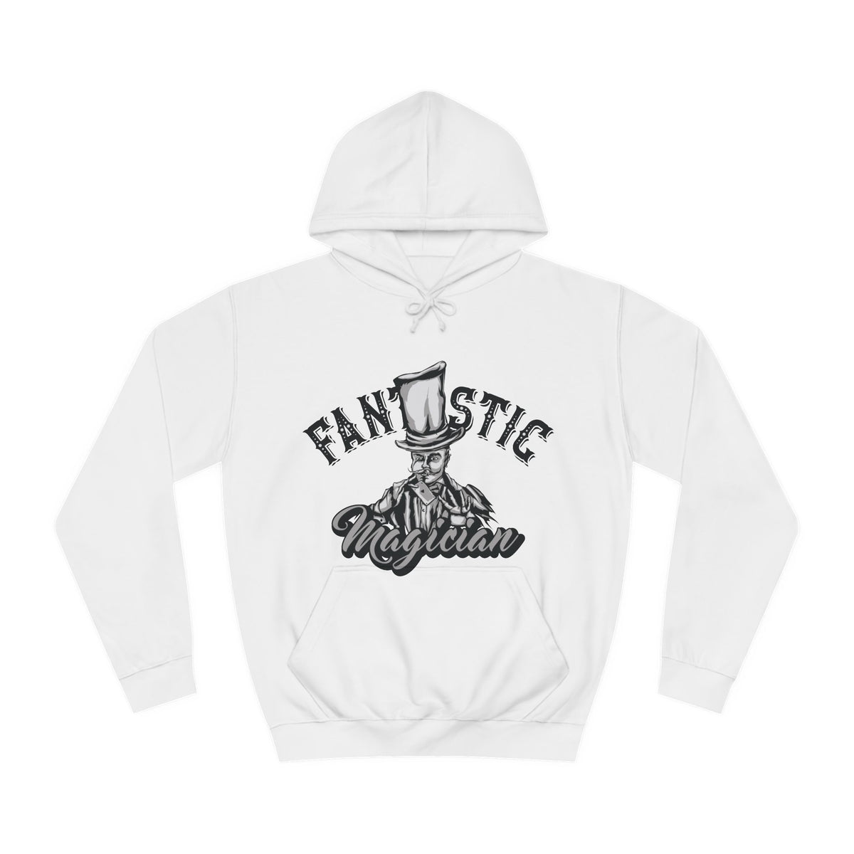 Fantastic Magician Unisex College Hoodie - Stylish & Cosy for Campus Life