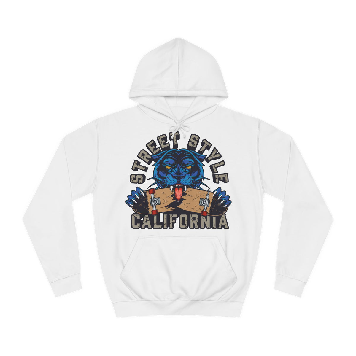 Street Style California Unisex College Hoodie - Stylish & Cosy for Campus Life